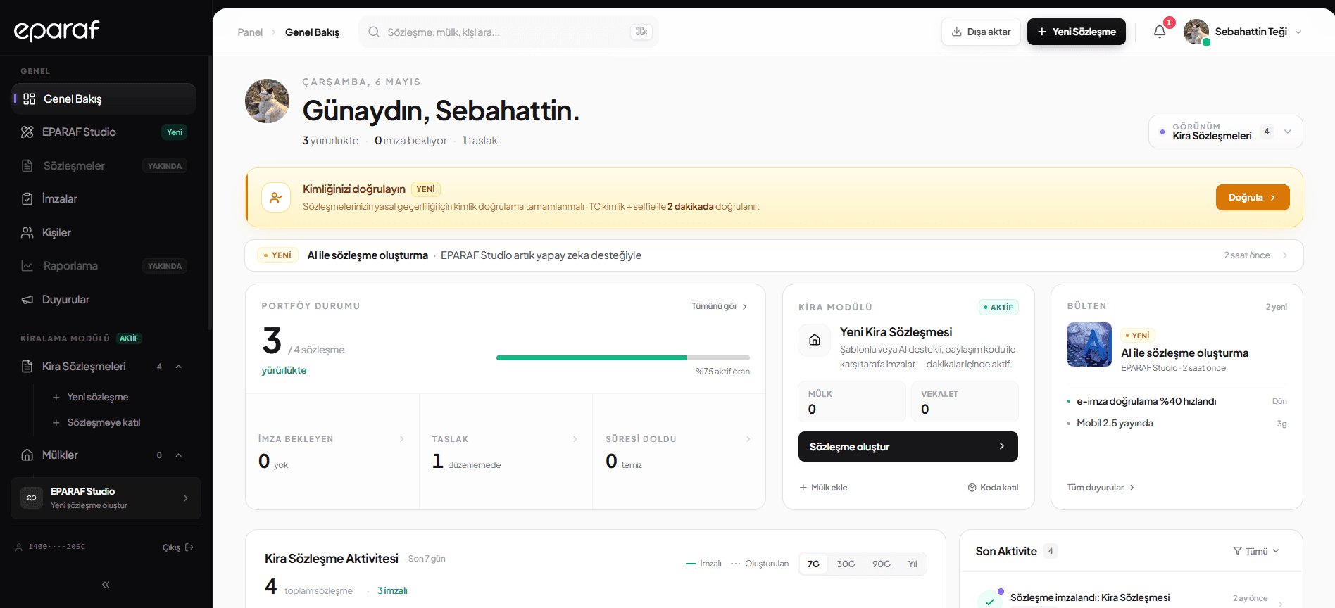 EPARAF Dashboard